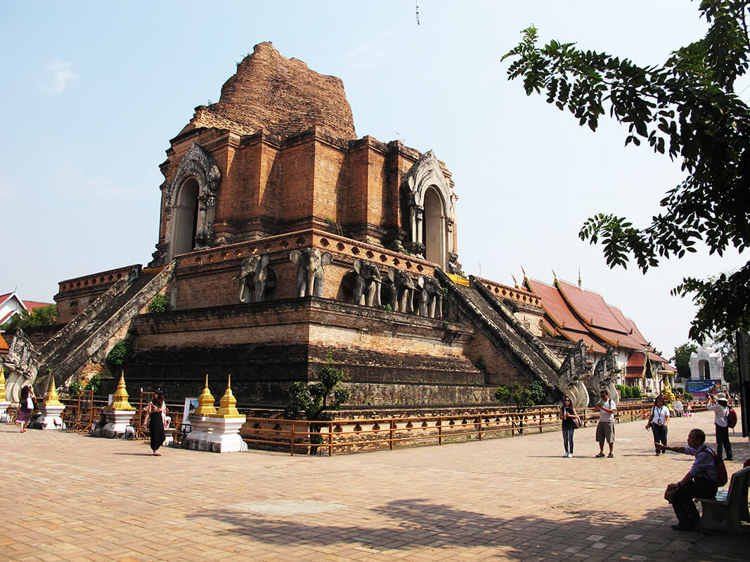 Bai Dinh Pagoda view from courtyard